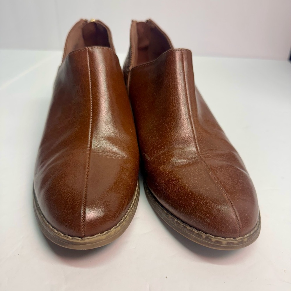 Xappeal‎ Jolena Brown Leather Short Boots Size 7.5